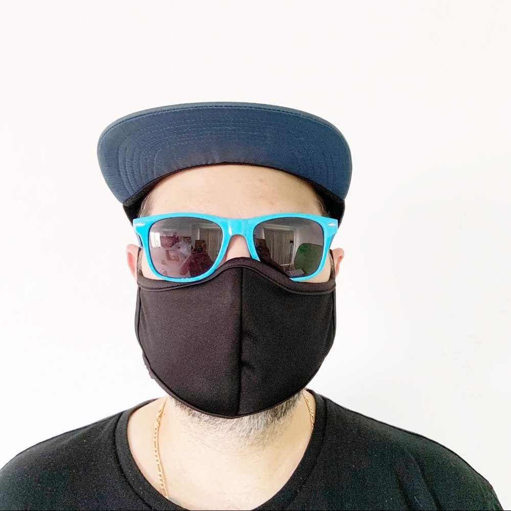 Men’s Face Mask Washable in Black 😷 - Picture 5 of 7